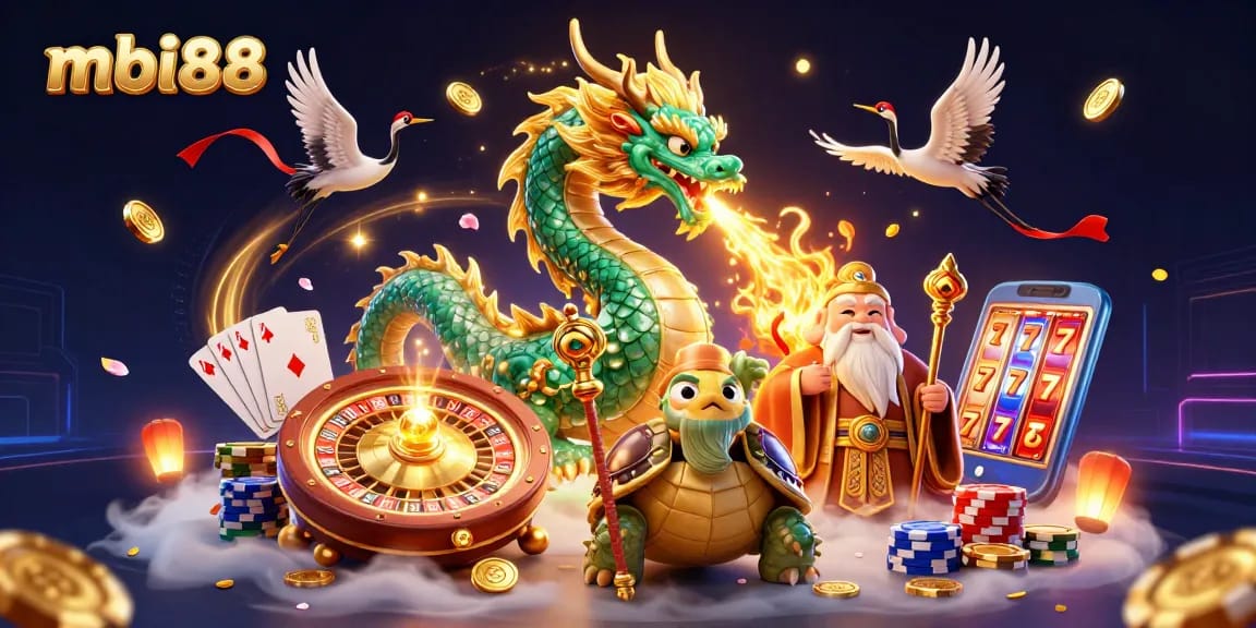 Experience thrilling gameplay at mbi88 with dazzling casino elements and vibrant characters.