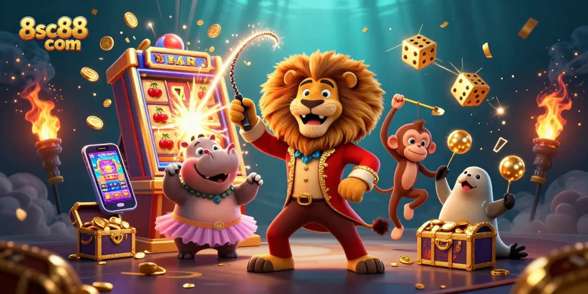Engage in thrilling gameplay with 8sc88 com's explosive jackpots and vibrant casino elements.