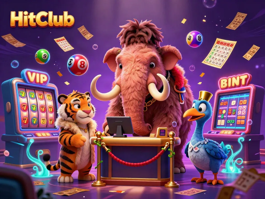 Join HitClub's exciting world of casino games with captivating characters and vibrant visuals.