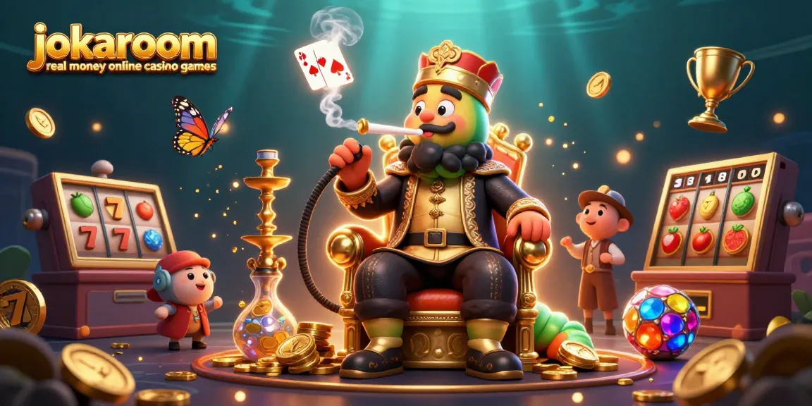 Experience the excitement of jokaroom real money online casino games with vibrant slot elements and dynamic characters.